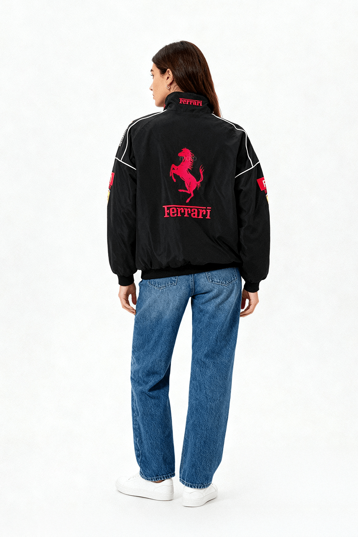 FR F1 Vintage Racing Jacket - Black Edition