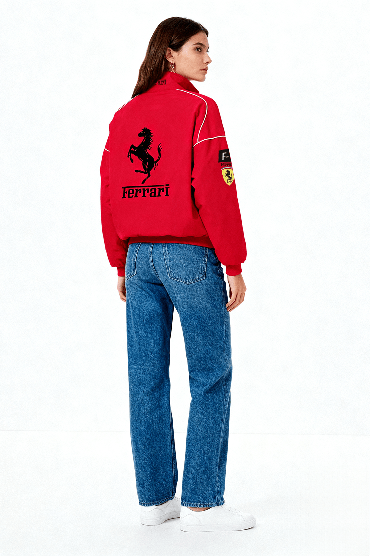 FR F1 Vintage Racing Jacket - Red Edition