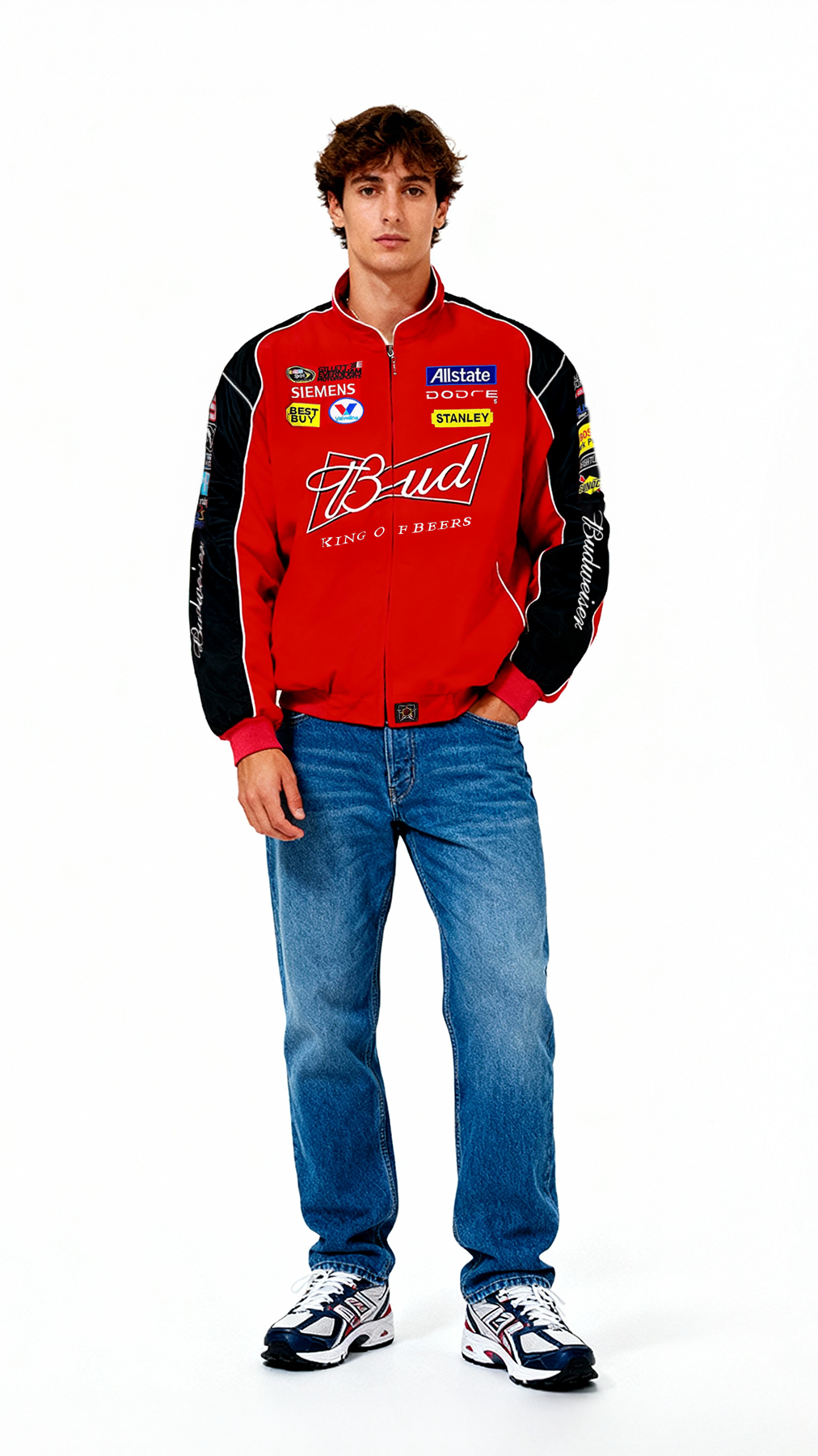 B Racing Vintage Jacket - Red Edition
