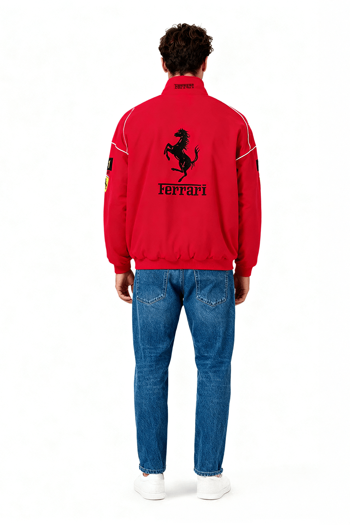 FR F1 Vintage Racing Jacket - Red Edition