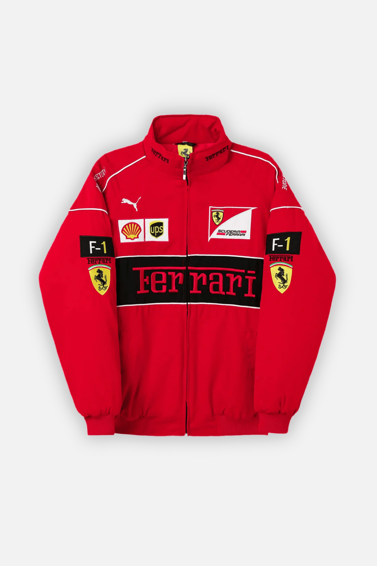 FR F1 Vintage Racing Jacket - Red Edition